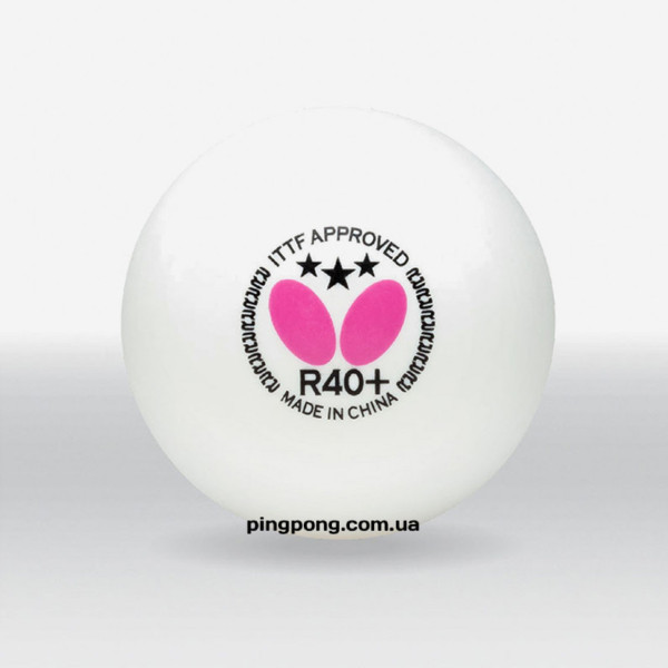 Мячики Butterfly R40+ 3* 12pcs