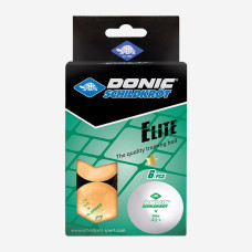 М'ячики Donic Elite 1* 40+ Orange 6pcs