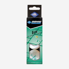 М'ячики Donic Elite 1* White 3pcs