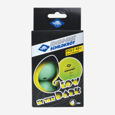Мячики Donic Glow in the Dark Poly 40+ 6pcs