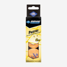 М'ячики Donic Prestige 2* Orange 3pcs