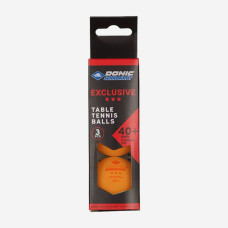 М'ячики Donic Exclusive 3* 40+ Orange 3pcs