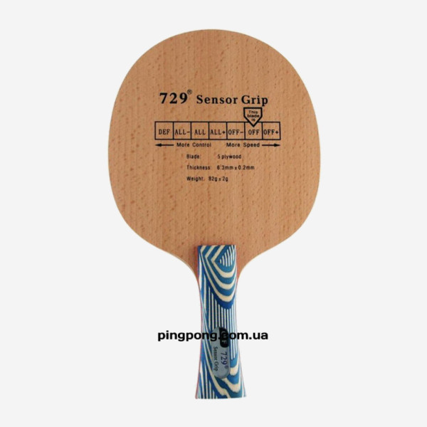 Сборная ракетка 729 Sensor Grip Concave + 729 Geo Spin Training